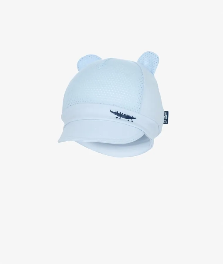 Czapka chłopięca, niebieska, krokodyl, Iltom