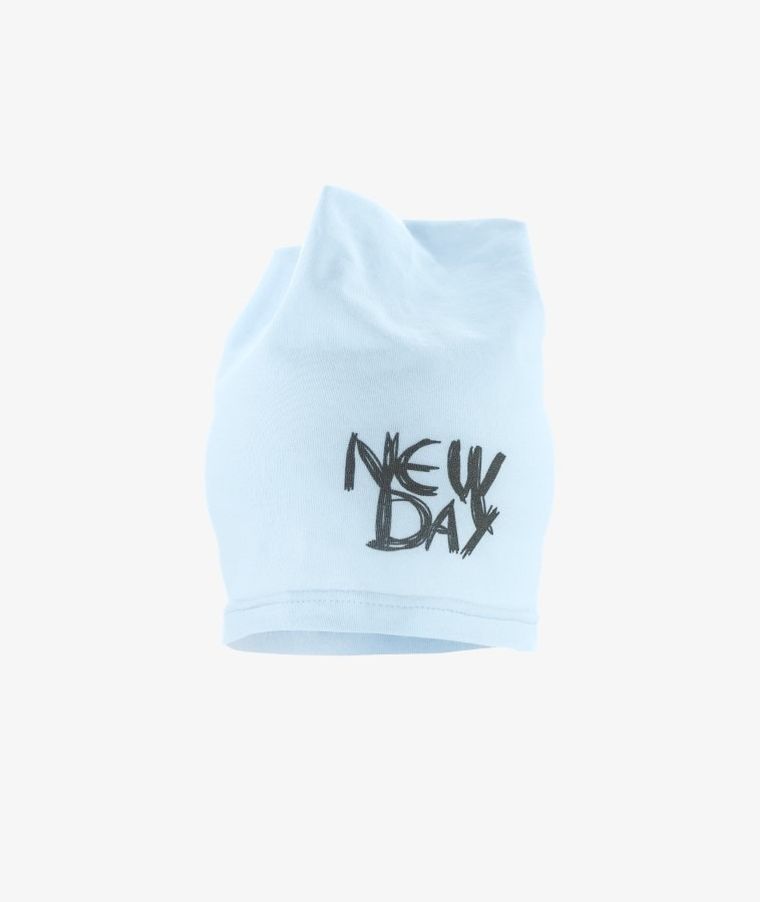 Czapka chłopięca, niebieska, New Day, Iltom