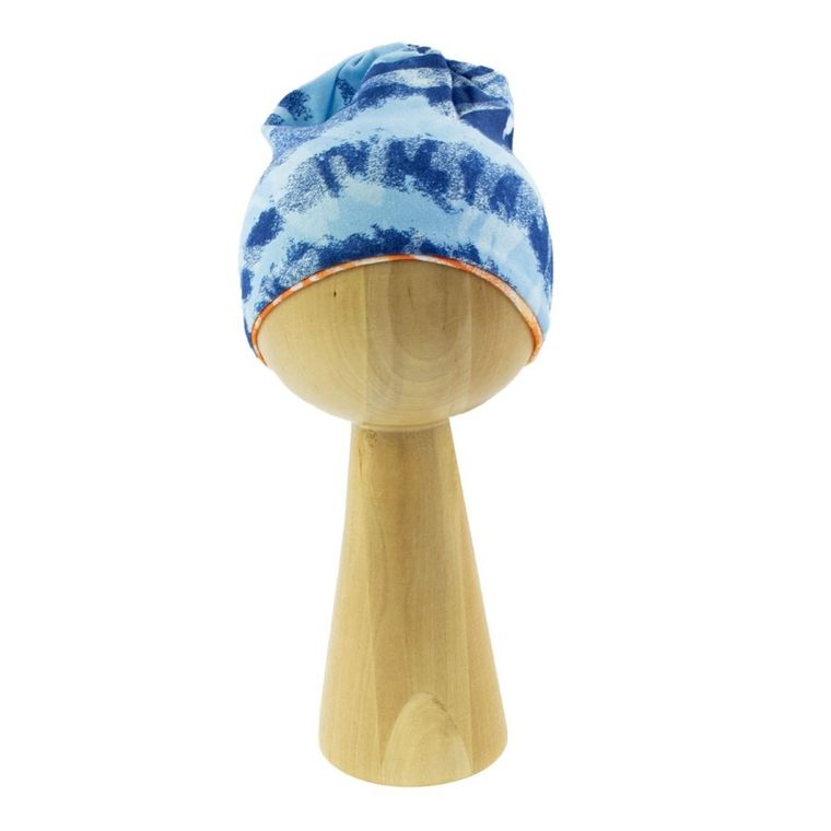 Czapka chłopięca, niebieska, Nicol