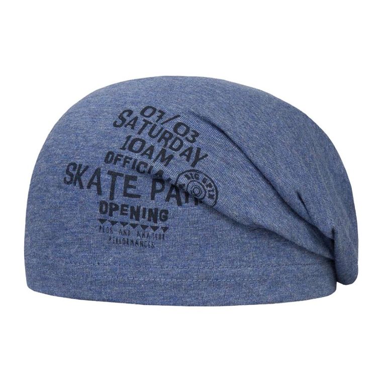 Czapka chłopięca, niebieska, niebieska, Döll