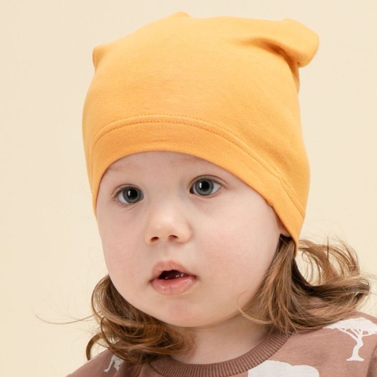 Czapka chłopięca, pomarańczowa, Pinokio