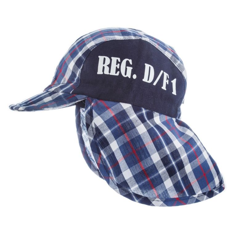 Czapka chłopięca safari, niebieska, Döll