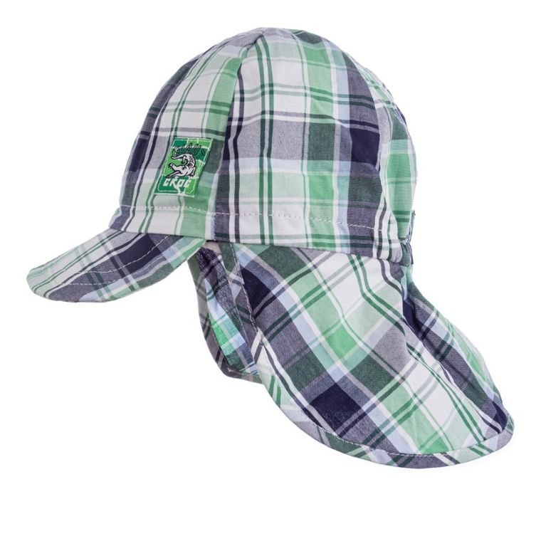 Czapka chłopięca safari, zielona, Döll