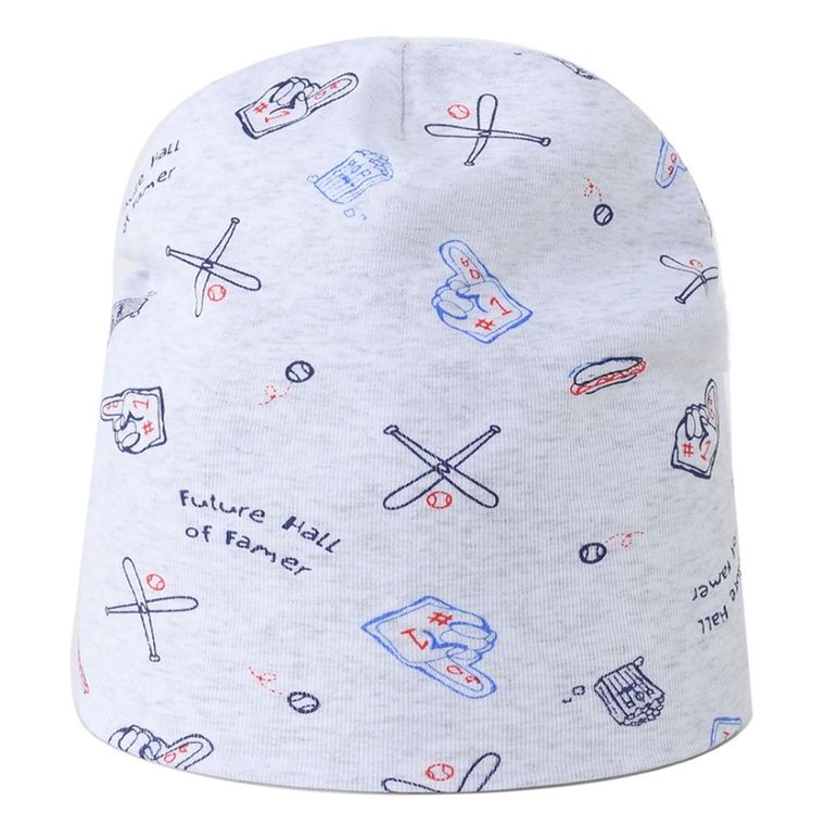 Czapka chłopięca, szara, Be Snazzy