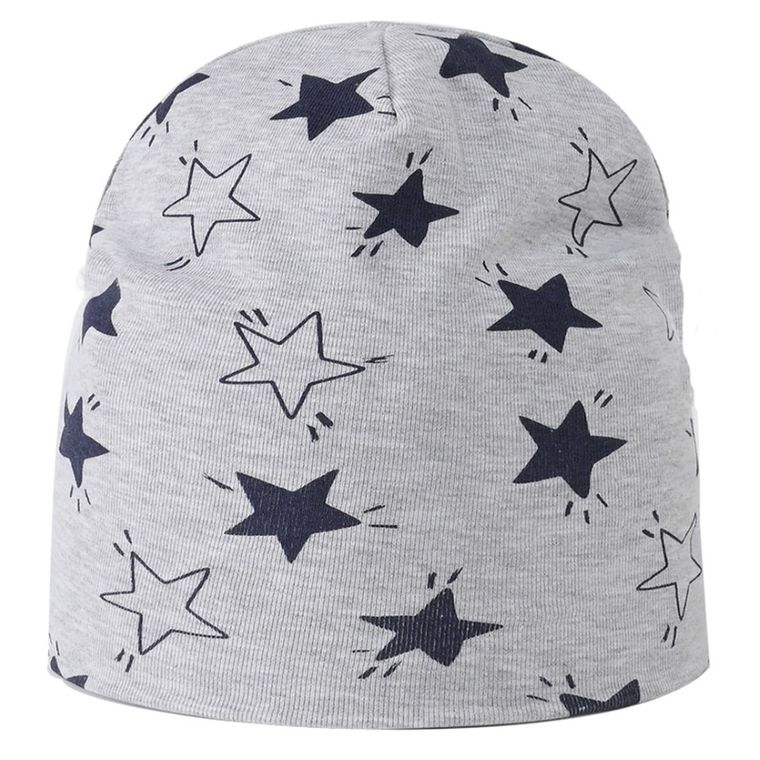 Czapka chłopięca, szara, Be Snazzy