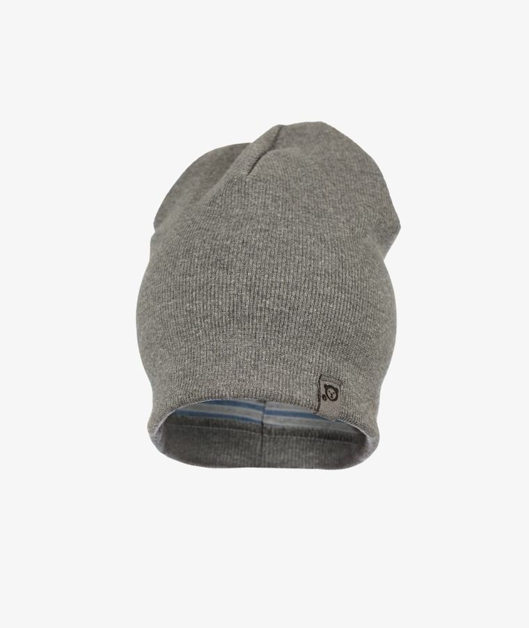 Czapka chłopięca, szara, beanie, Iltom