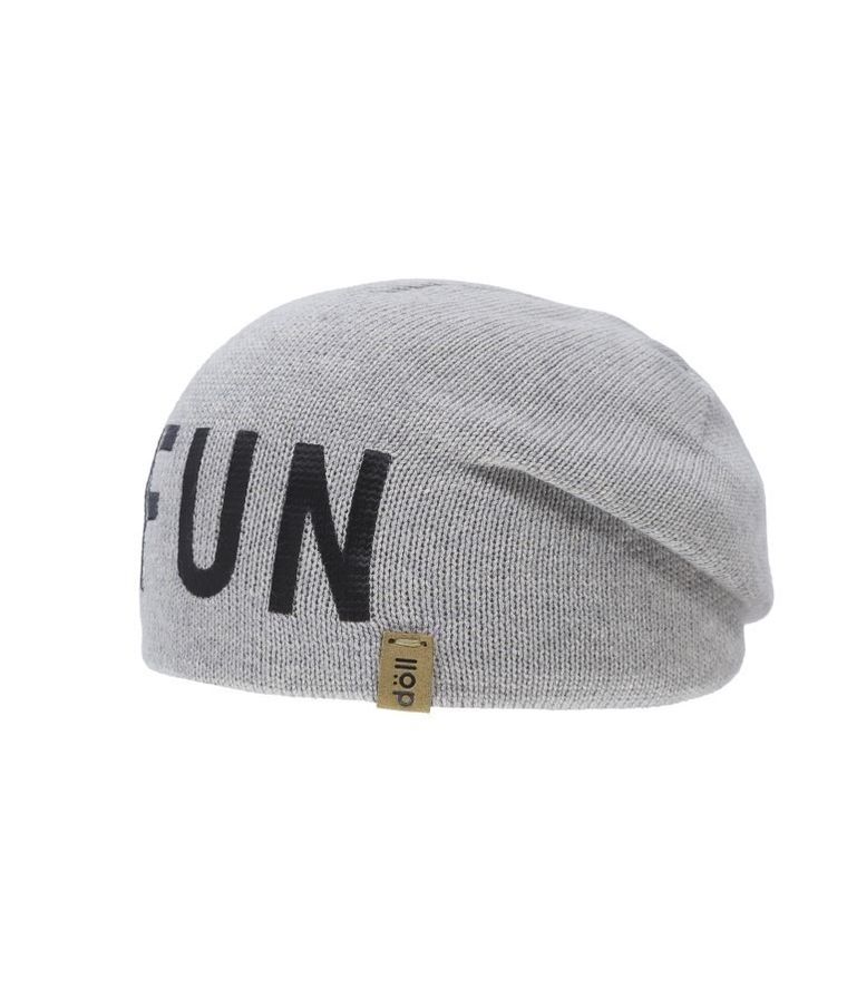 Czapka chłopięca, szara, Fun, Döll