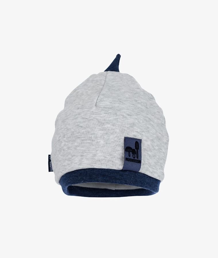 Czapka chłopięca, szara, Iltom