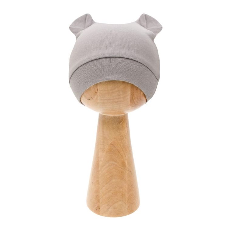 Czapka chłopięca, szara, Nicol