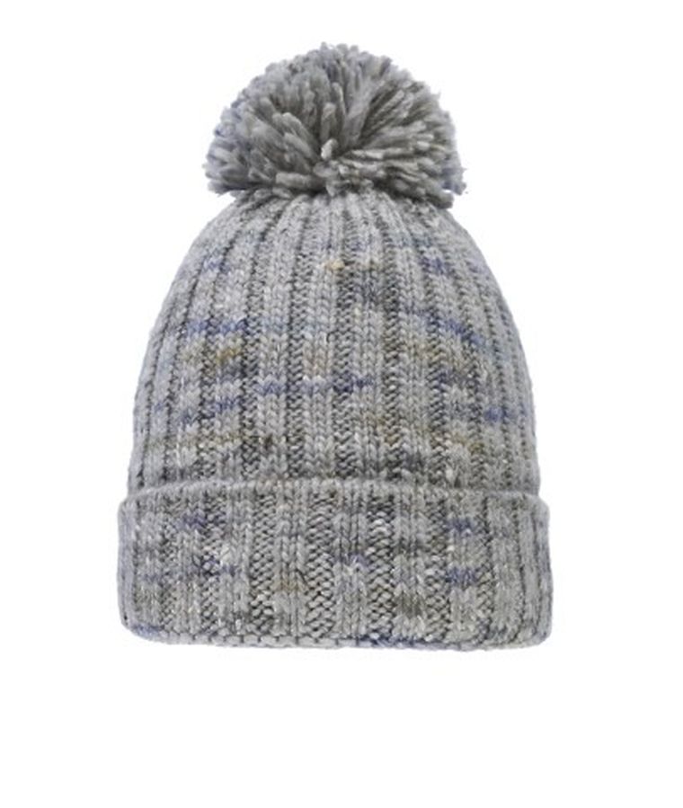 Czapka chłopięca, szara, pompon, Döll