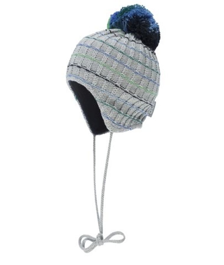 Czapka chłopięca, wiązana, szara, Döll