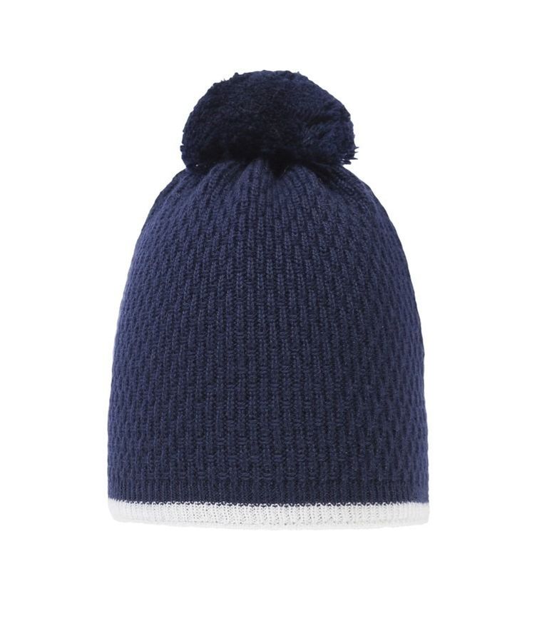 Czapka chłopięca z pomponem, granatowa, Döll