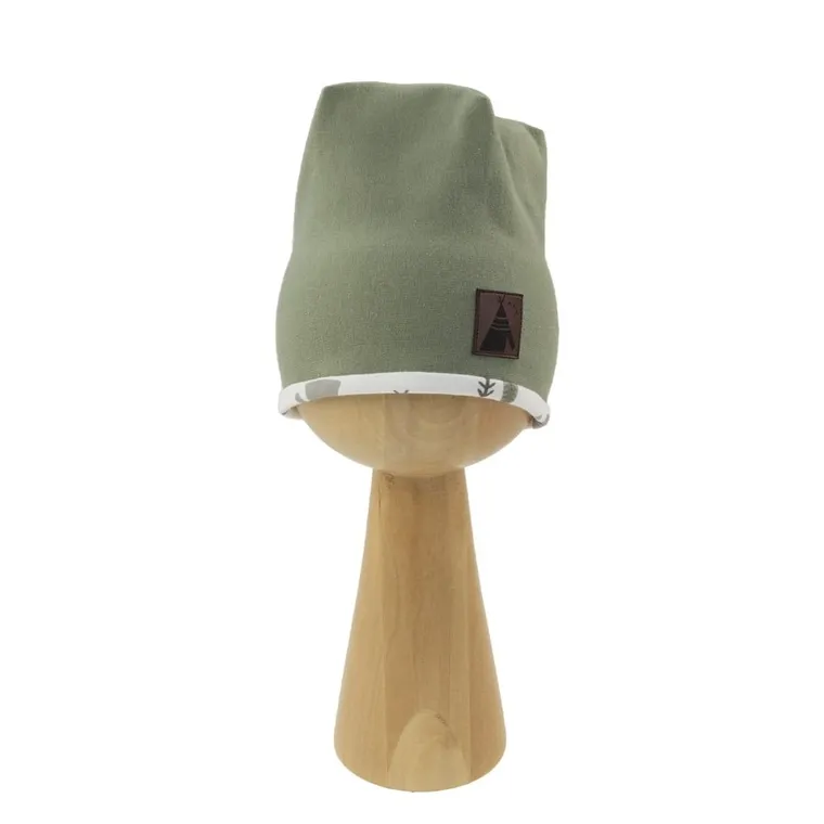 Czapka chłopięca, zielona, Nicol