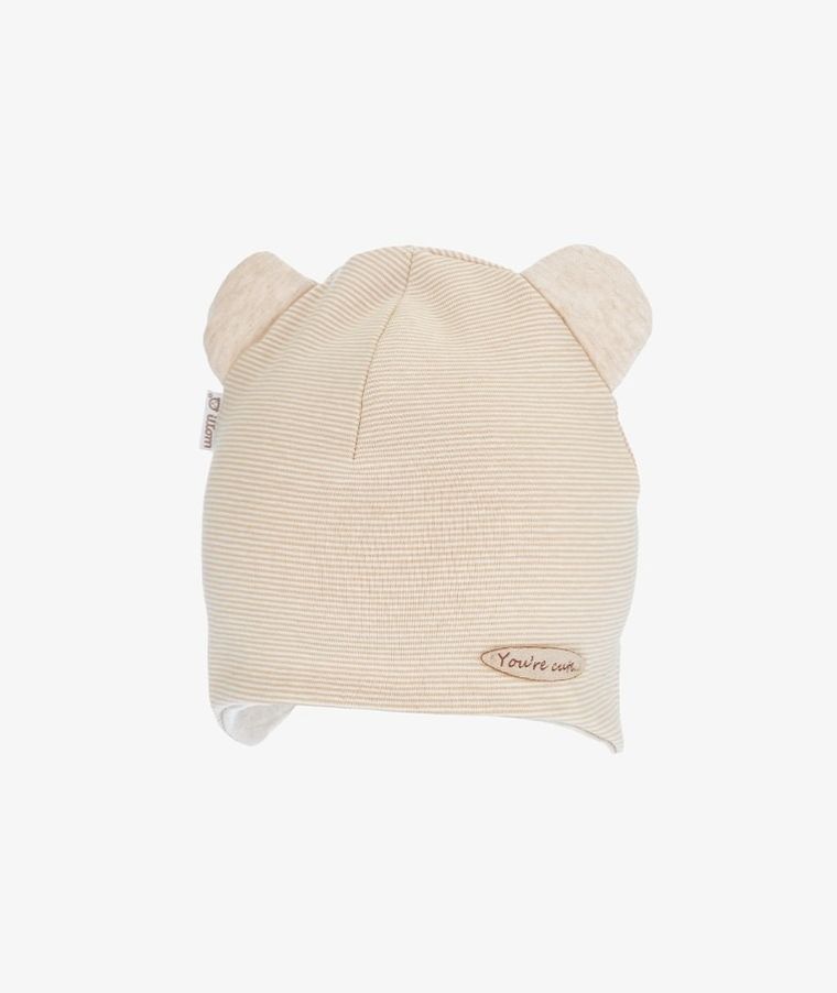 Czapka dziecięca, beżowa, Iltom