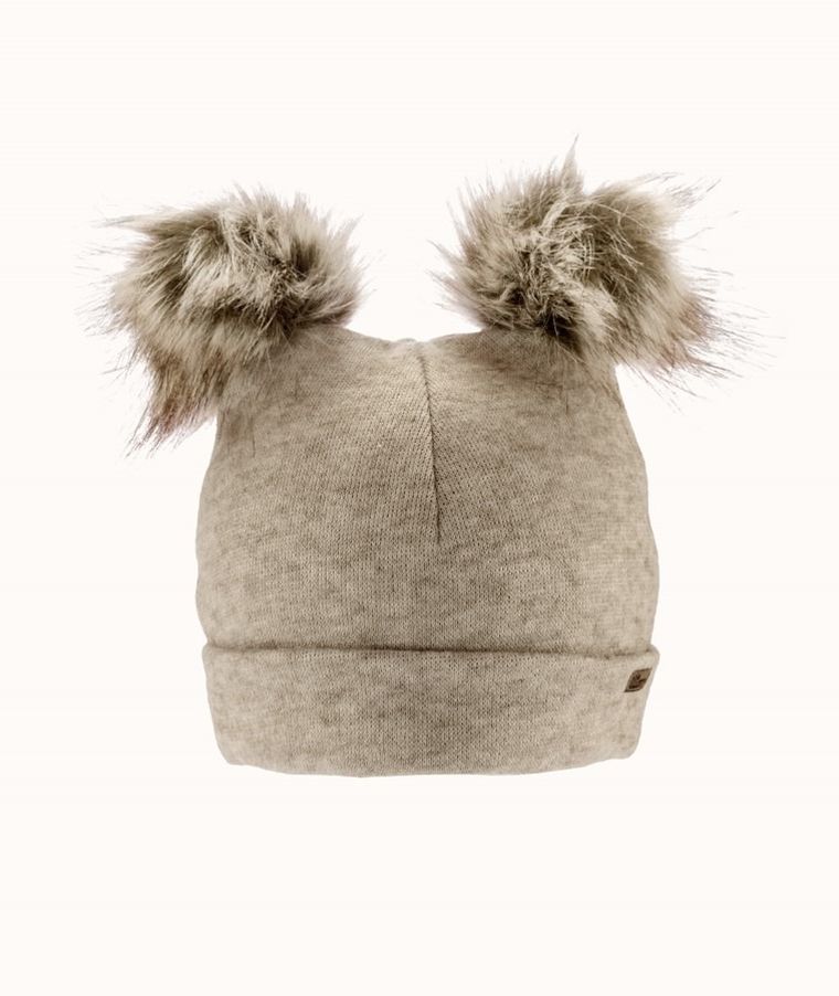 Czapka dziecięca, beżowa, Iltom