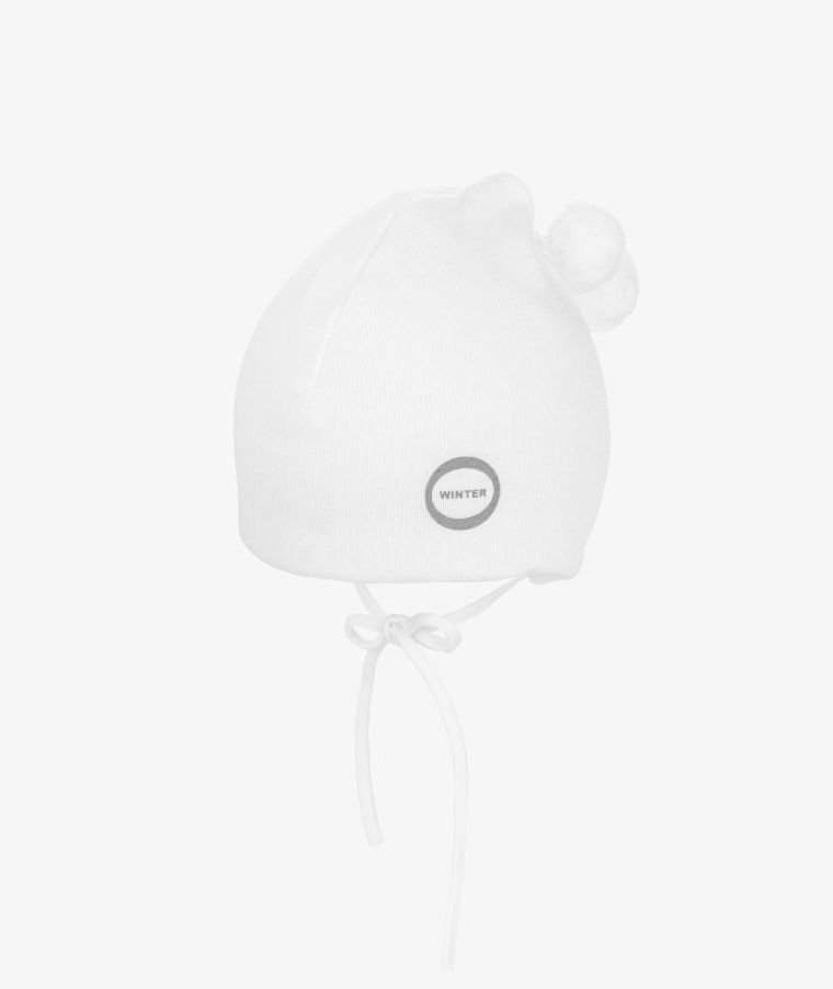 Czapka dziecięca, biała, Iltom