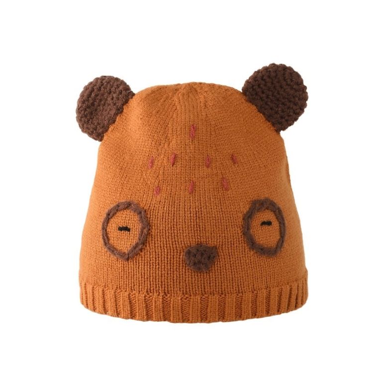 Czapka dziecięca, brązowa, Be Snazzy