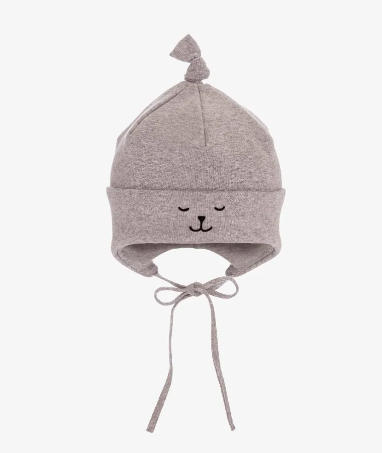 Czapka dziecięca, brązowa, Iltom