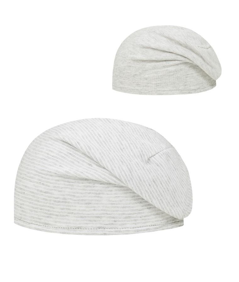 Czapka dziecięca, dwustronna, szara, Döll