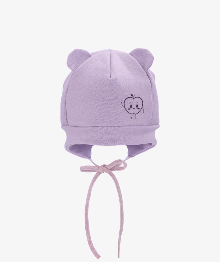 Czapka dziecięca, fioletowa, Iltom