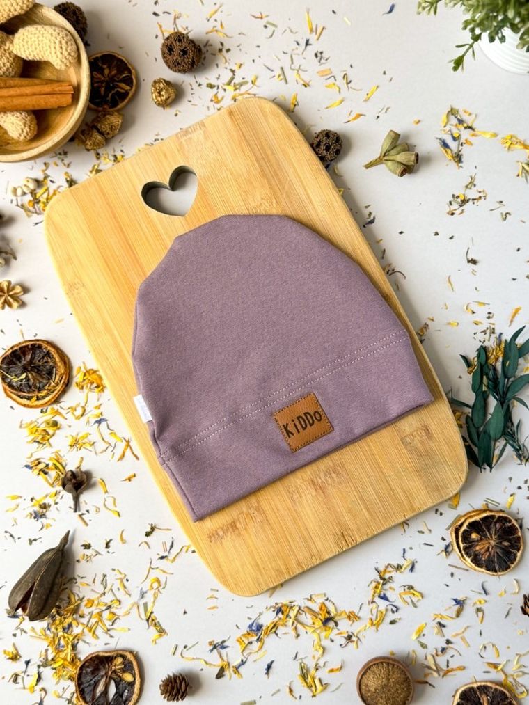 Czapka dziecięca, fioletowa, Iltom