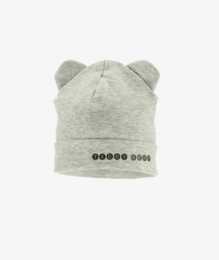 Czapka dziecięca, jasnoszara, Iltom