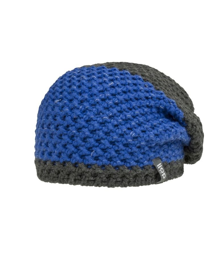 Czapka dziecięca, niebiesko-grafitowa, Döll