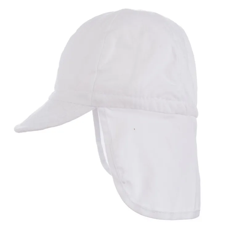 Czapka dziecięca safari, biała, Döll