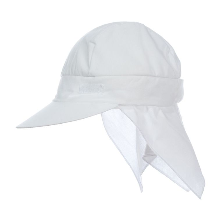 Czapka dziecięca safari, biała, Döll