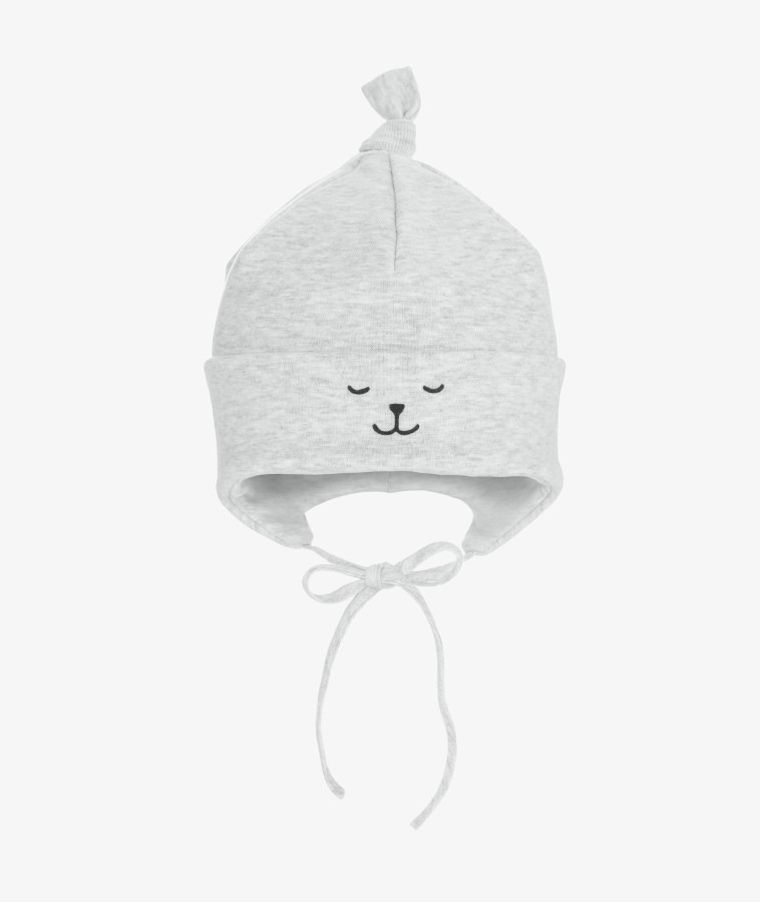 Czapka dziecięca, szara, Iltom