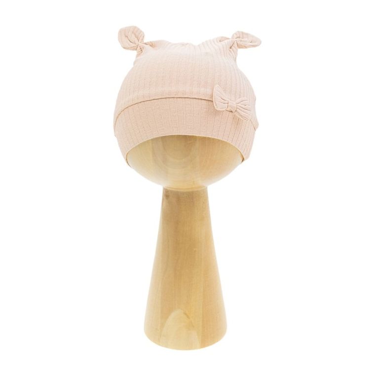 Czapka dziewczęca, beżowa, Nicol
