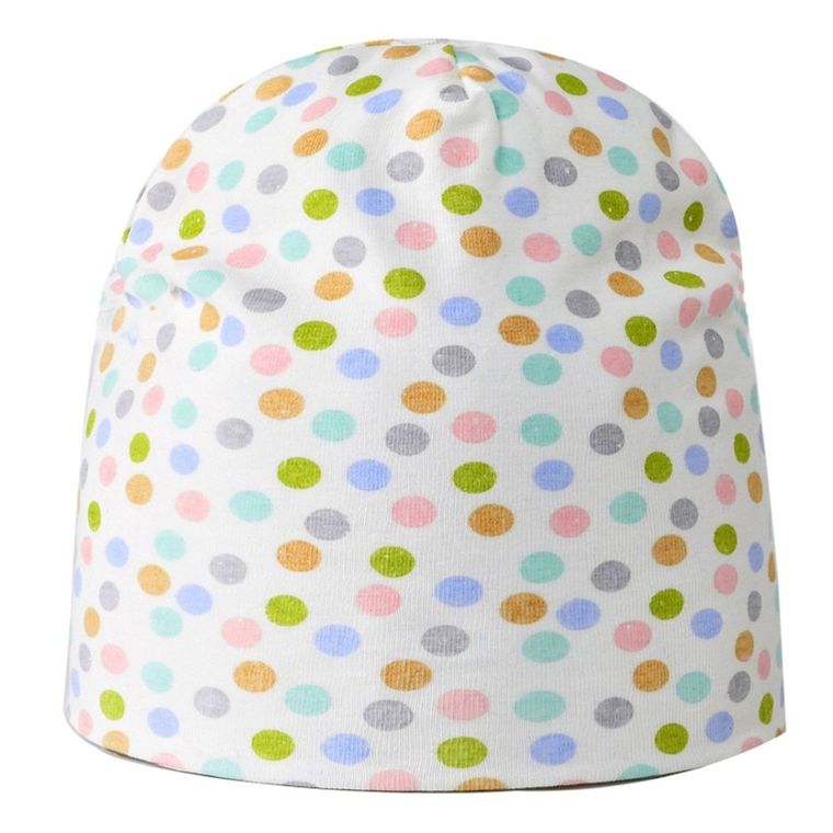 Czapka dziewczęca, biała, Be Snazzy