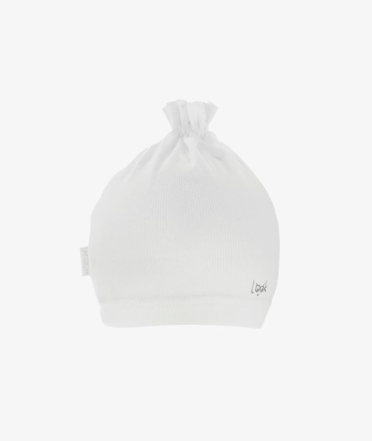 Czapka dziewczęca, biała, Iltom