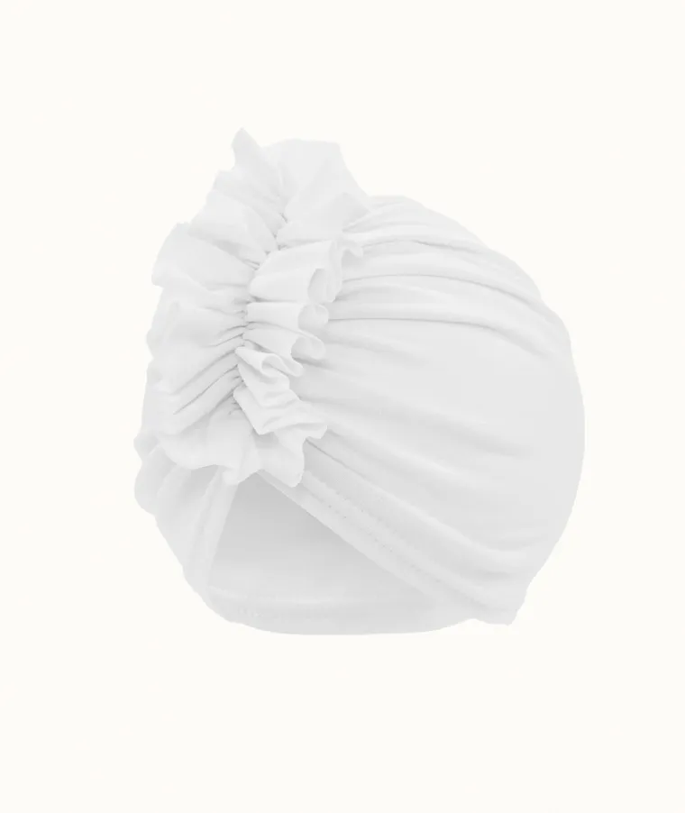 Czapka dziewczęca, biała, Iltom