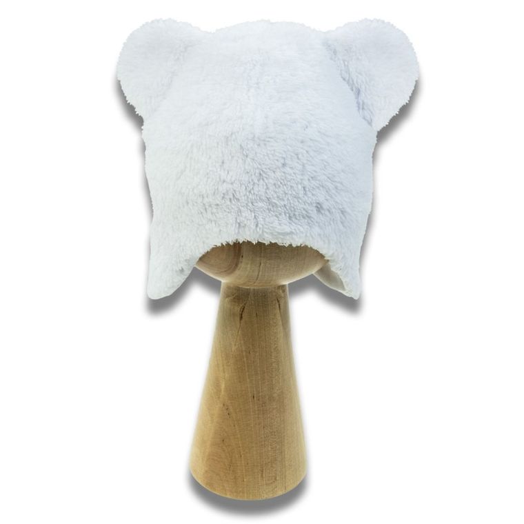 Czapka dziewczęca, biała, Nicol