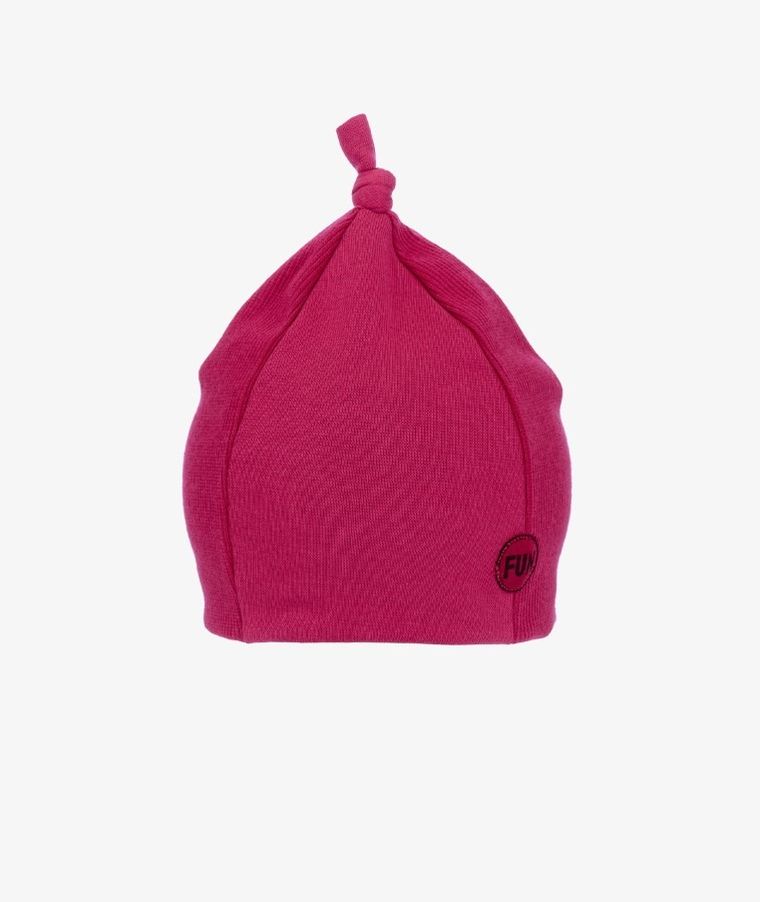 Czapka dziewczęca, bordowa, Iltom