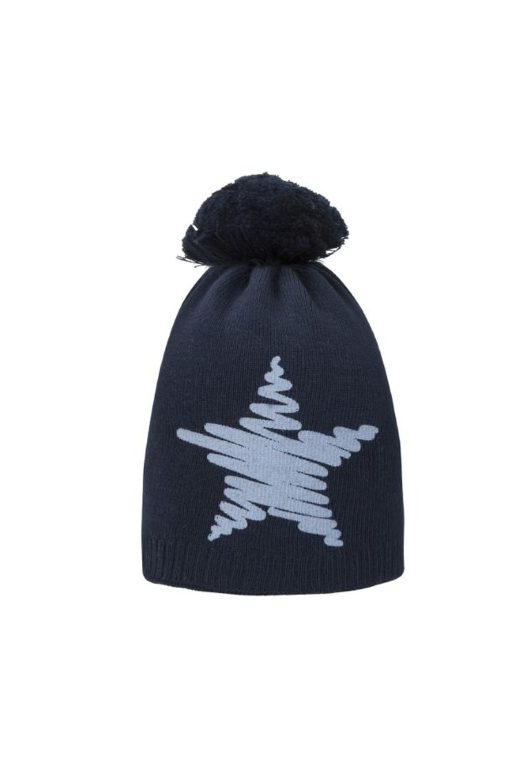 Czapka dziewczęca, ciemnoniebieska, Döll