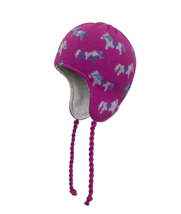 Czapka dziewczęca, ciemnoróżowa, Döll