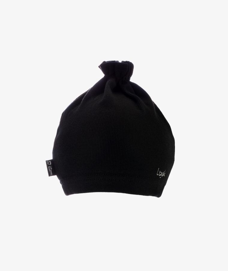 Czapka dziewczęca, czarna, Iltom