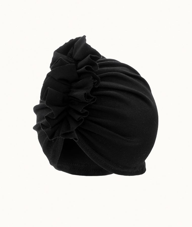 Czapka dziewczęca, czarna, Iltom