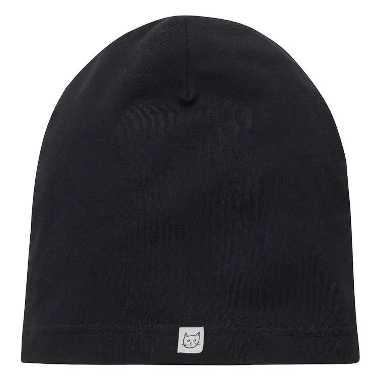 Czapka dziewczęca, czarna, Pinokio