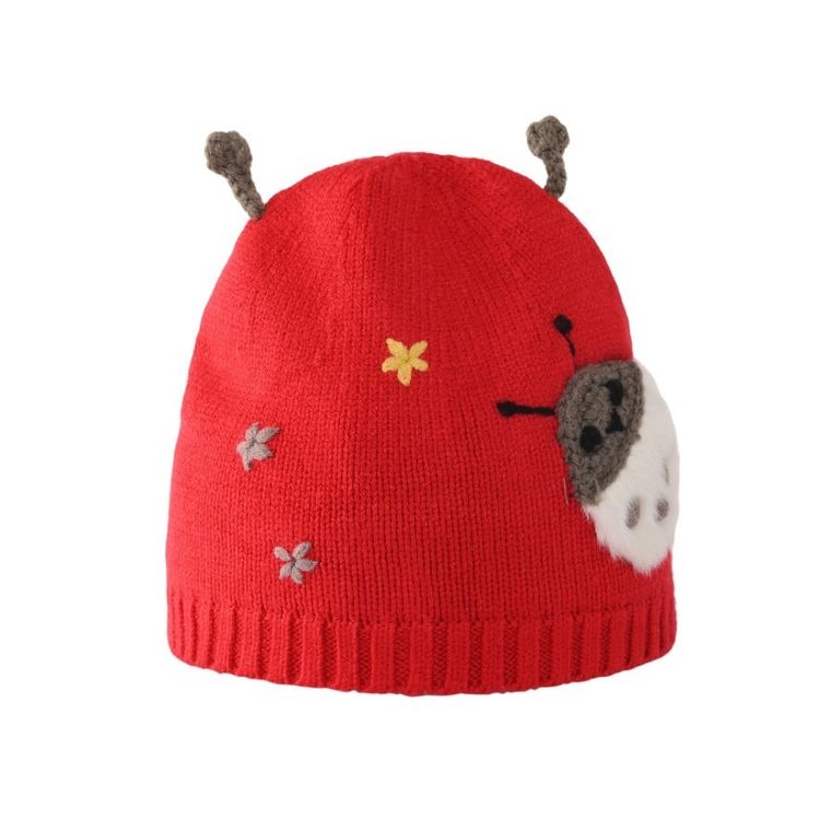 Czapka dziewczęca, czerwona, Be Snazzy