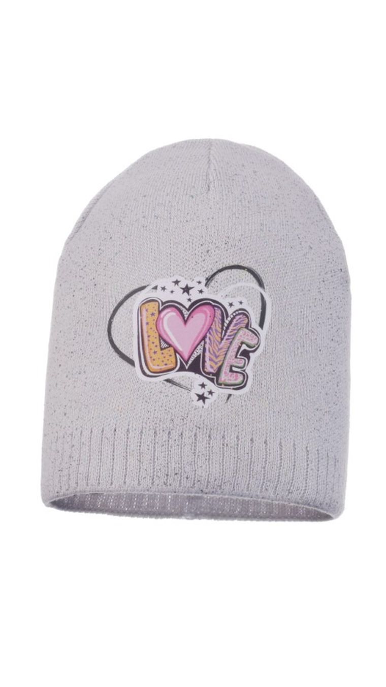 Czapka dziewczęca, ecru, Ambra