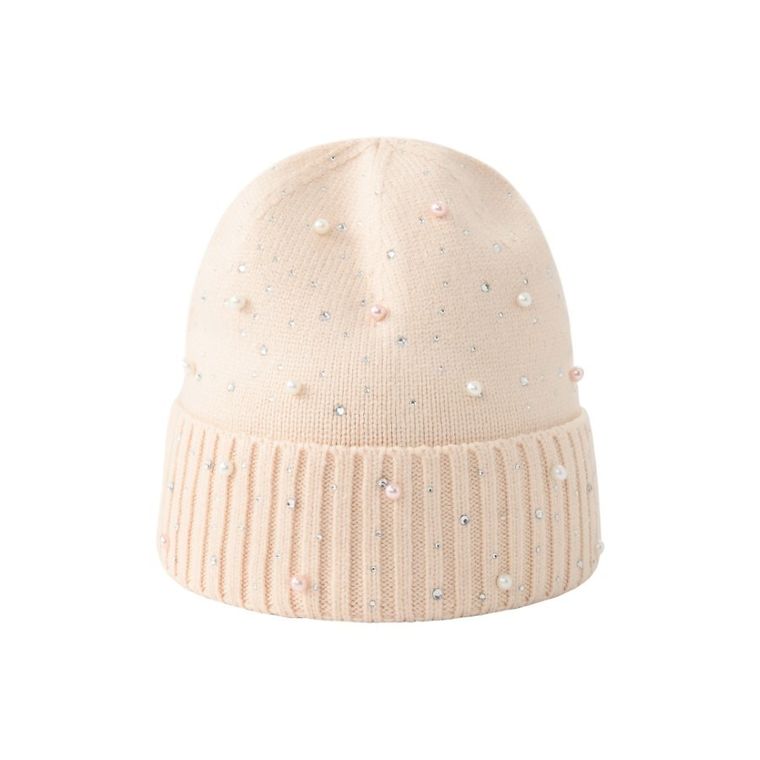 Czapka dziewczęca, ecru, Be Snazzy