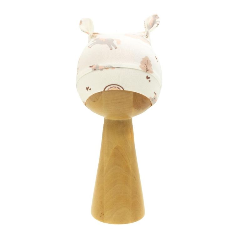 Czapka dziewczęca, ecru, Nicol