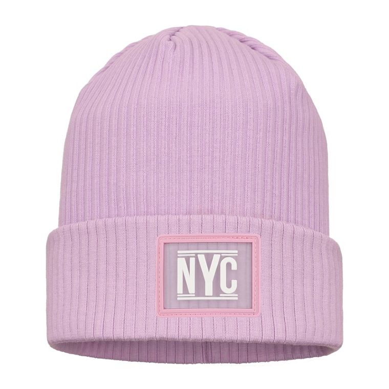 Czapka dziewczęca, fioletowa, Ambra