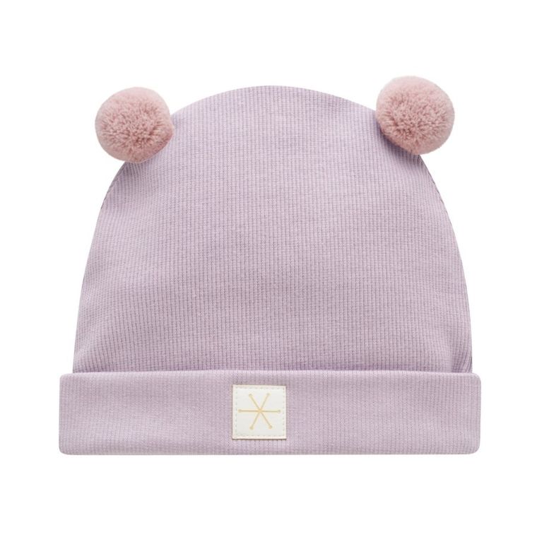 Czapka dziewczęca, fioletowa, Pinokio