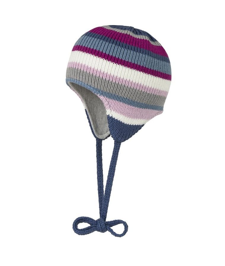 Czapka dziewczęca, mix, paski, Döll