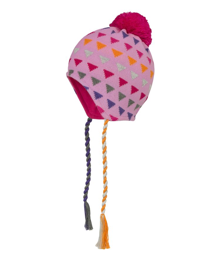 Czapka dziewczęca, mix, trójkąty, Döll