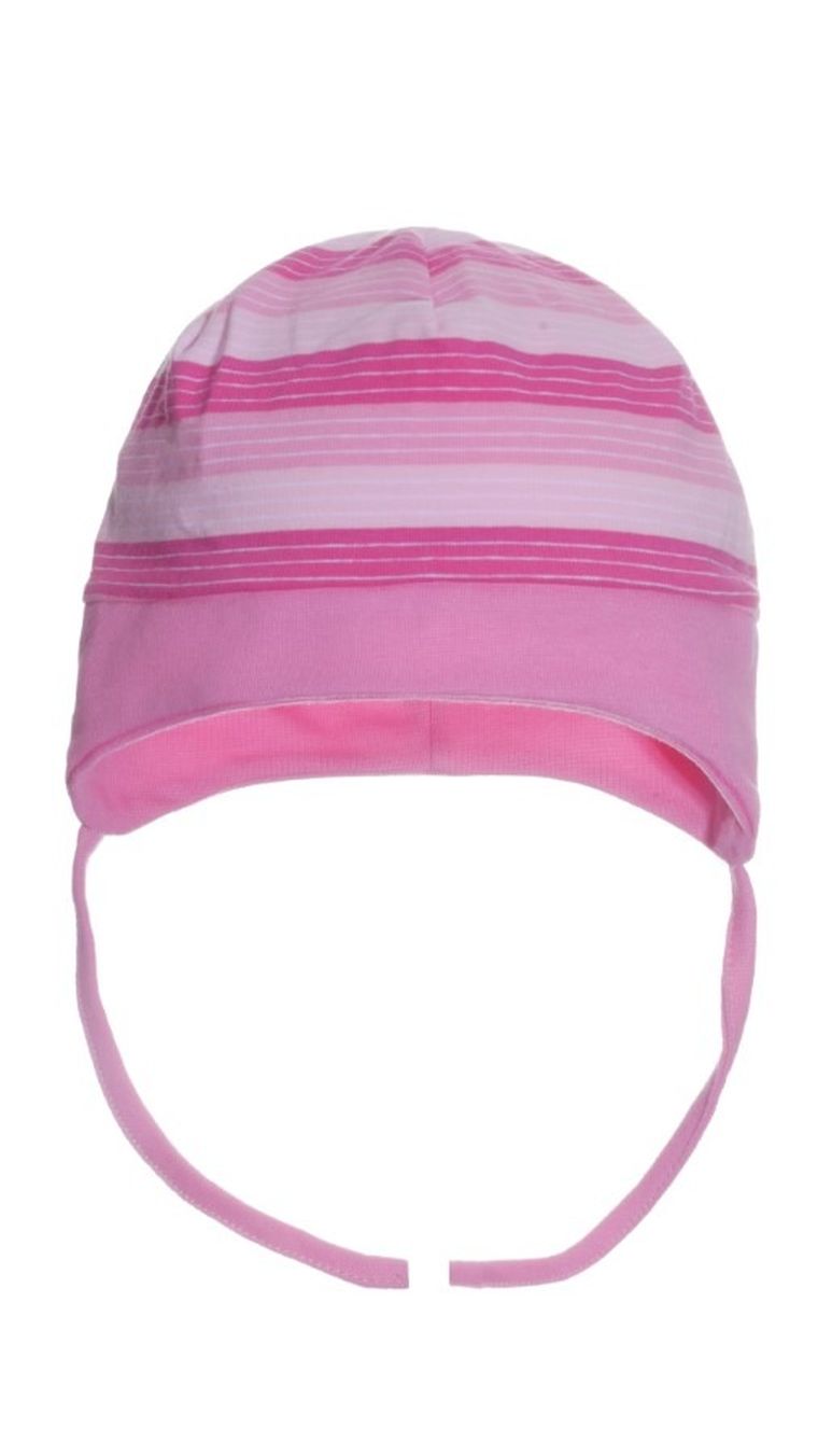 Czapka dziewczęca, różowa, Ambra
